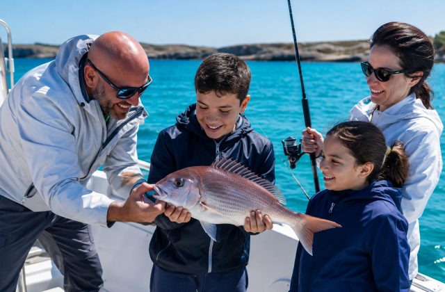 Traina con esche vive 8 ore
